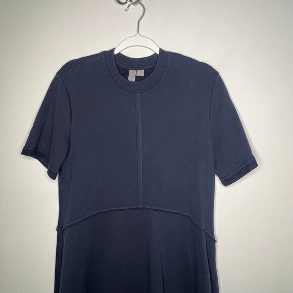 Sweaty Betty Revive Navy T-Shirt Mini Dress Size Small - Picture 4 of 9